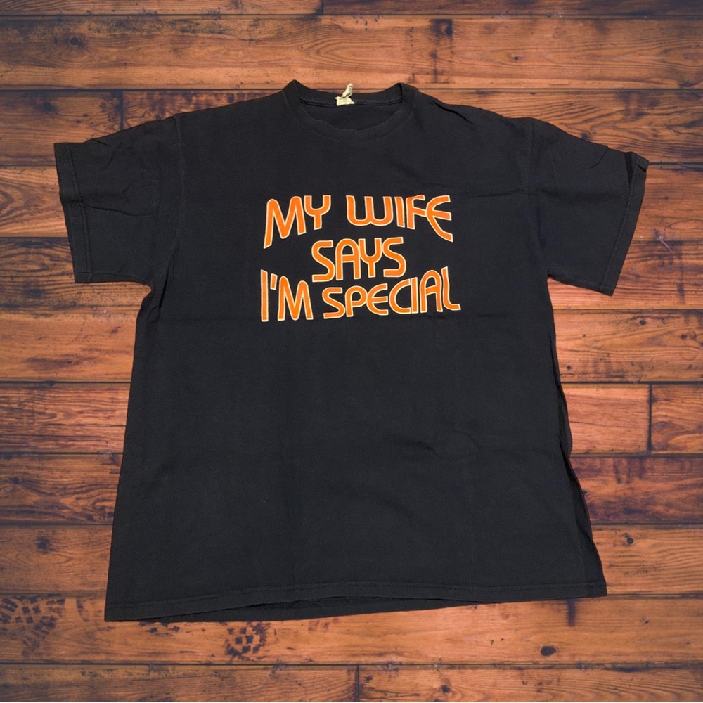 Funny Vintage My Wife Says I’m Special Shirt Dad Grandpa Humor Fathers Day Gift